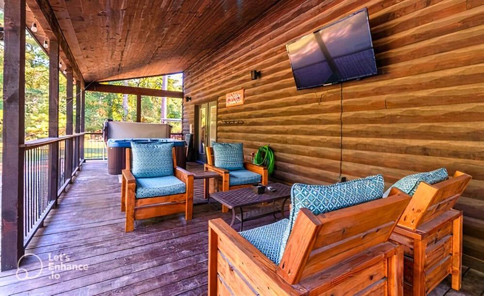 4Br/3Bth Family Cabin With A Hot Tub, Sleeps 14 Broken Bow Esterno foto